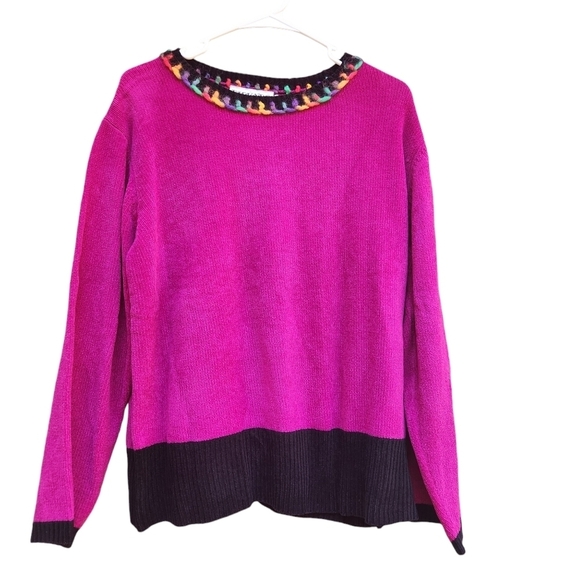 Richard and Company Sweaters - 80's Vintage Richard and Company Art Deco Pop Art Style Sweater Women's L
